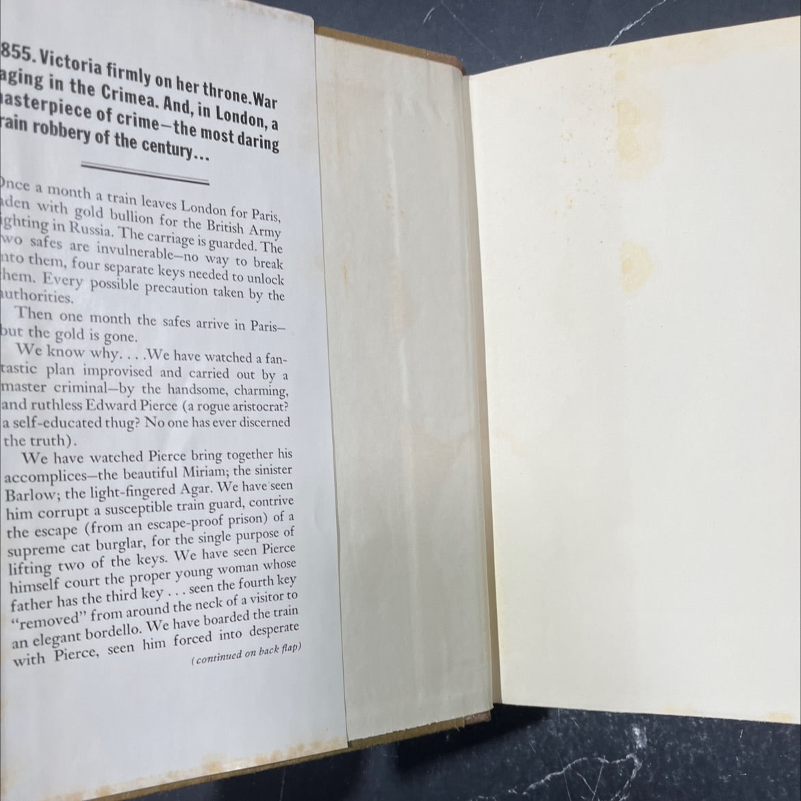 the great train robbery book, by michael crichton, 1975 Hardcover image 4