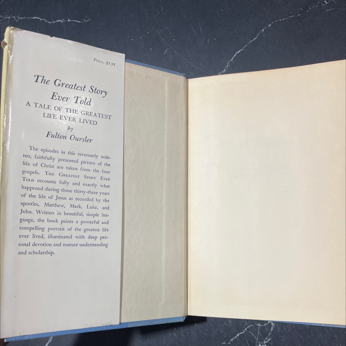 the greatest story ever told a tale of the greatest life ever lived book, by fulton oursler, 1949 Hardcover image 4