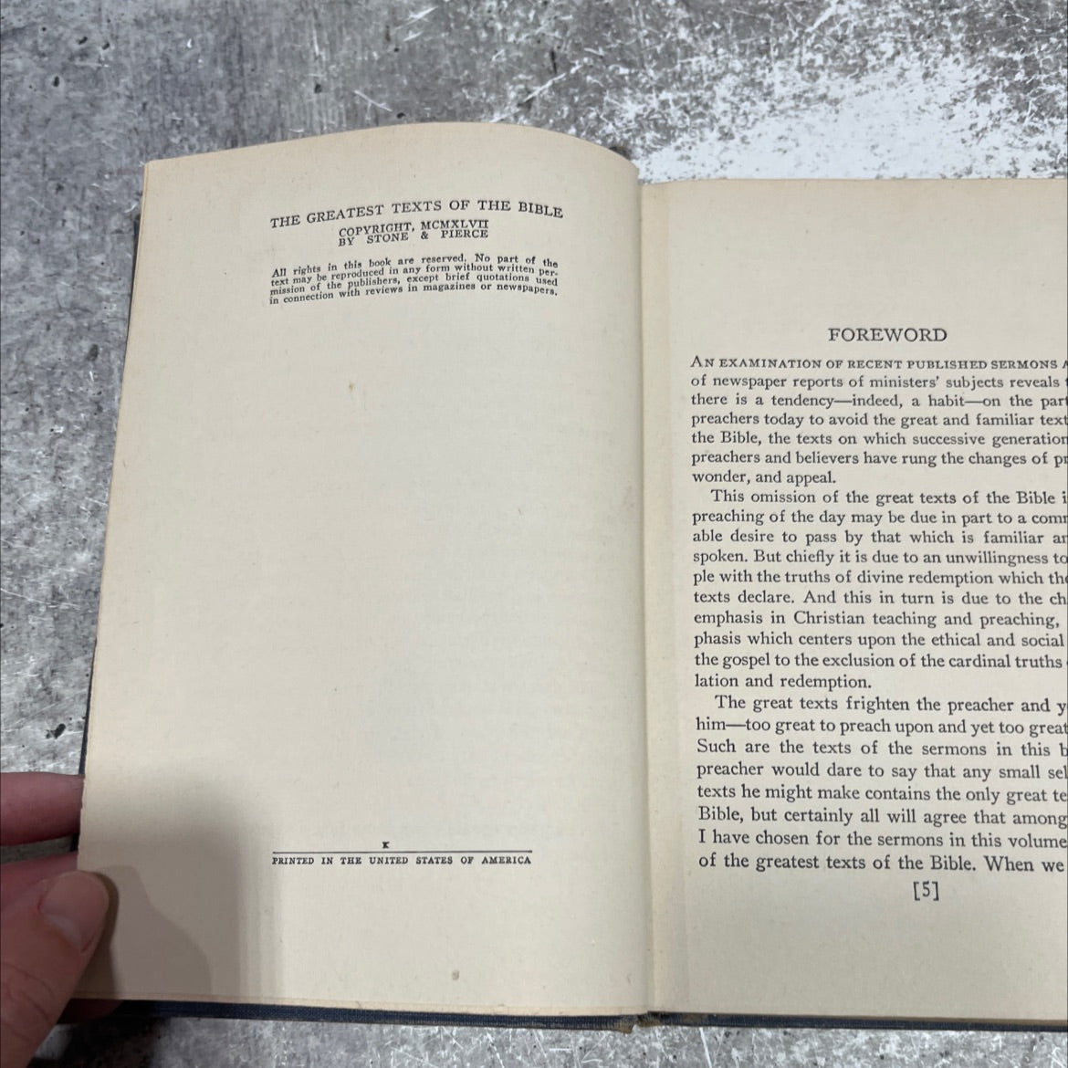 the greatest texts of the bible book, by clarence edward macartney, 1947 Hardcover image 3