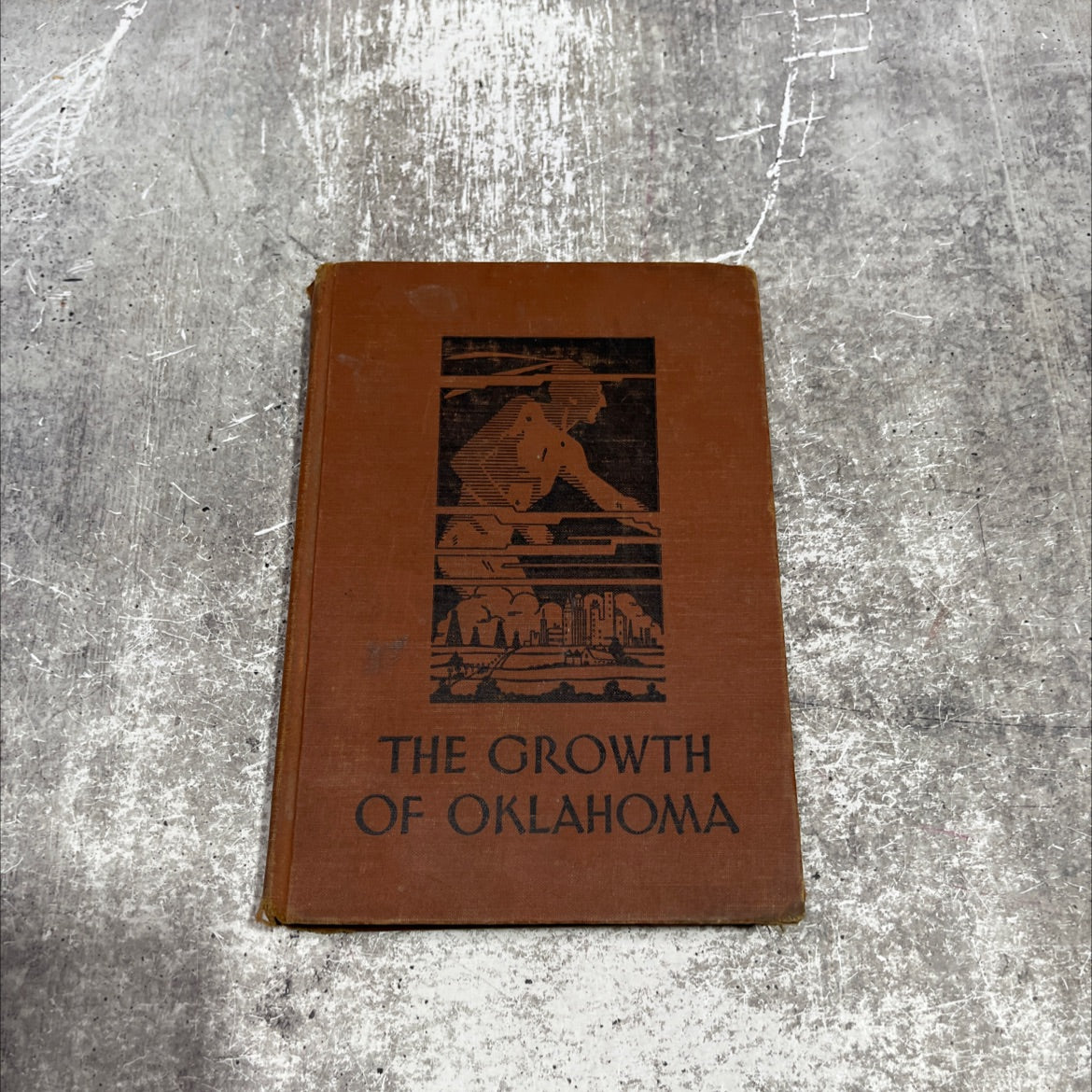 the growth of oklahoma book, by mr. t. t. montgomery, mrs. lotta mosier, miss imogene bethel, 1935 Hardcover image 1