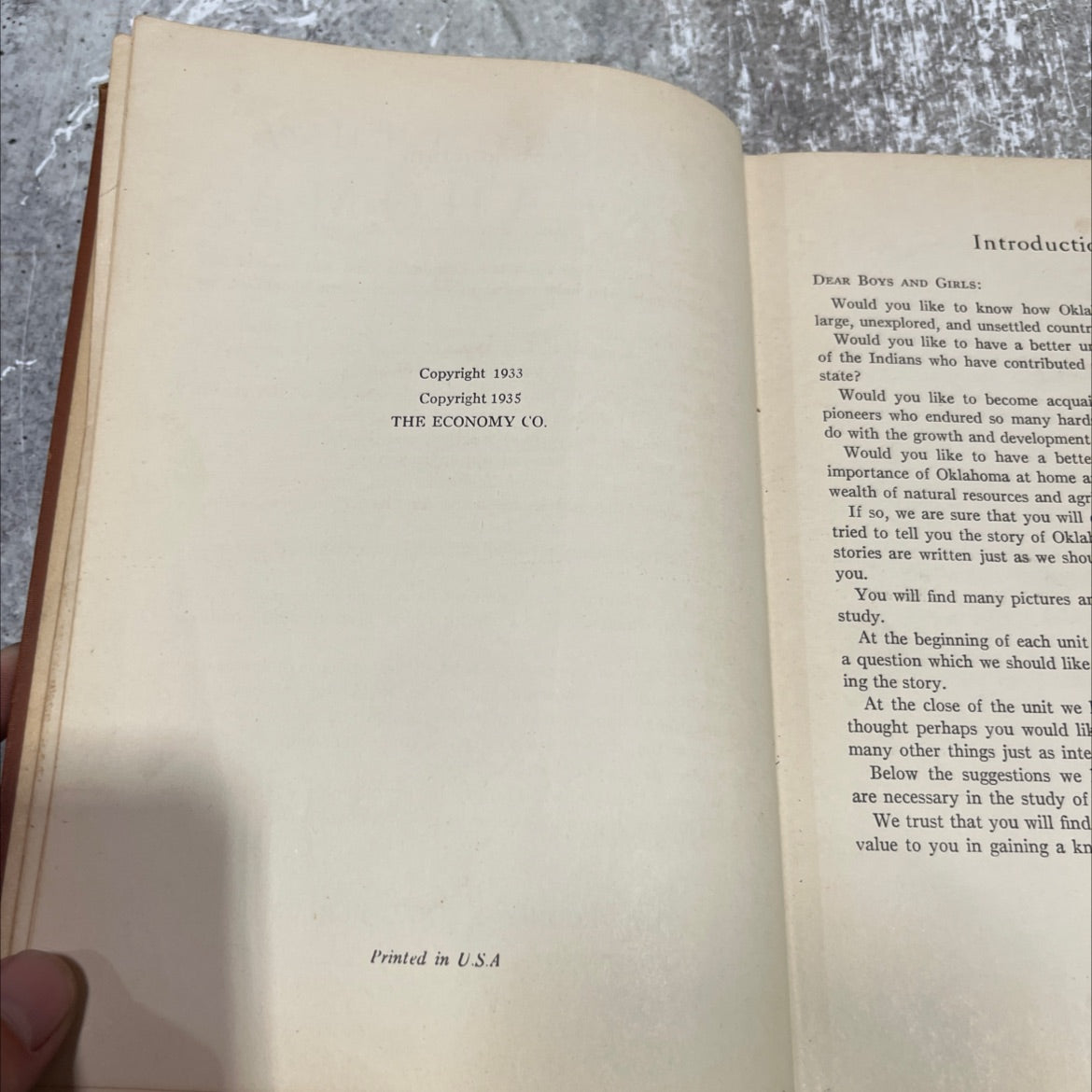 the growth of oklahoma book, by mr. t. t. montgomery, mrs. lotta mosier, miss imogene bethel, 1935 Hardcover image 3