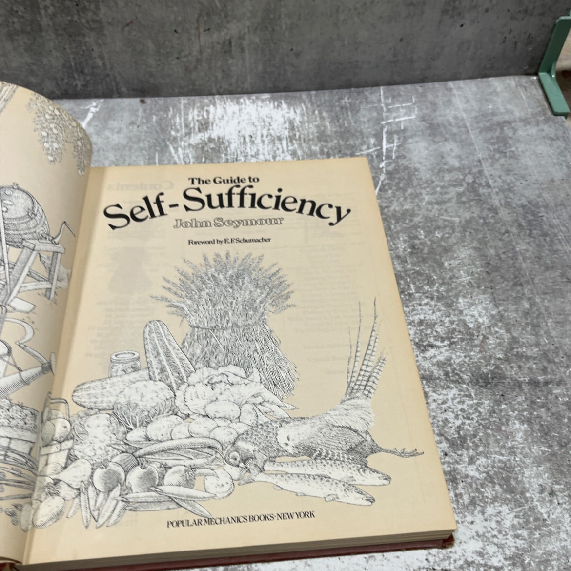 the guide to self-sufficiency book, by john seymour, 1976 Hardcover image 2