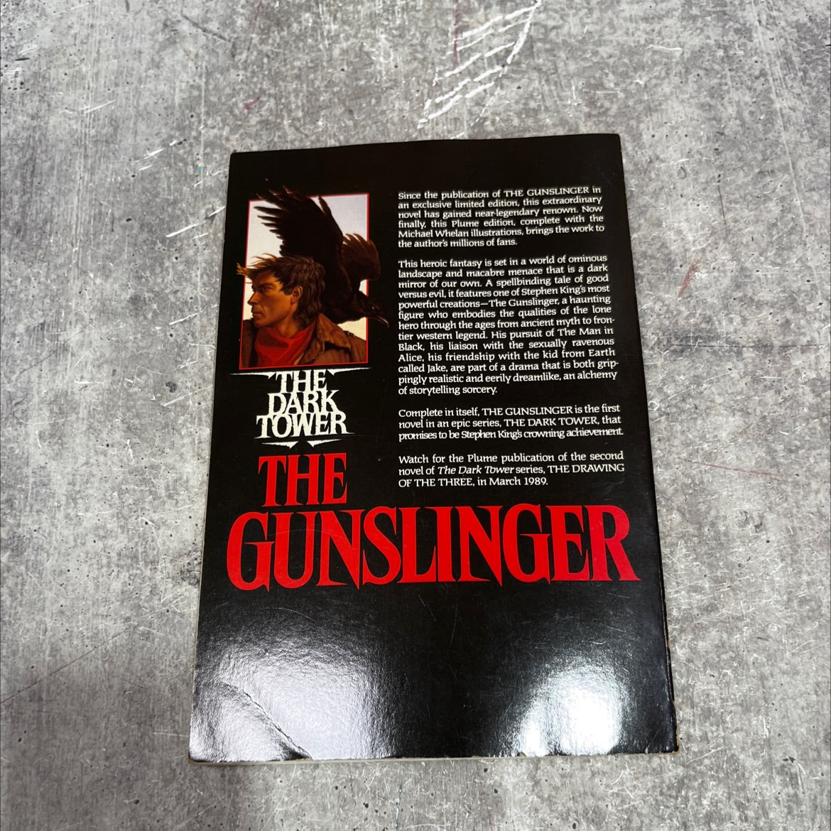 the gunslinger book, by stephen king, 1988 Paperback image 4