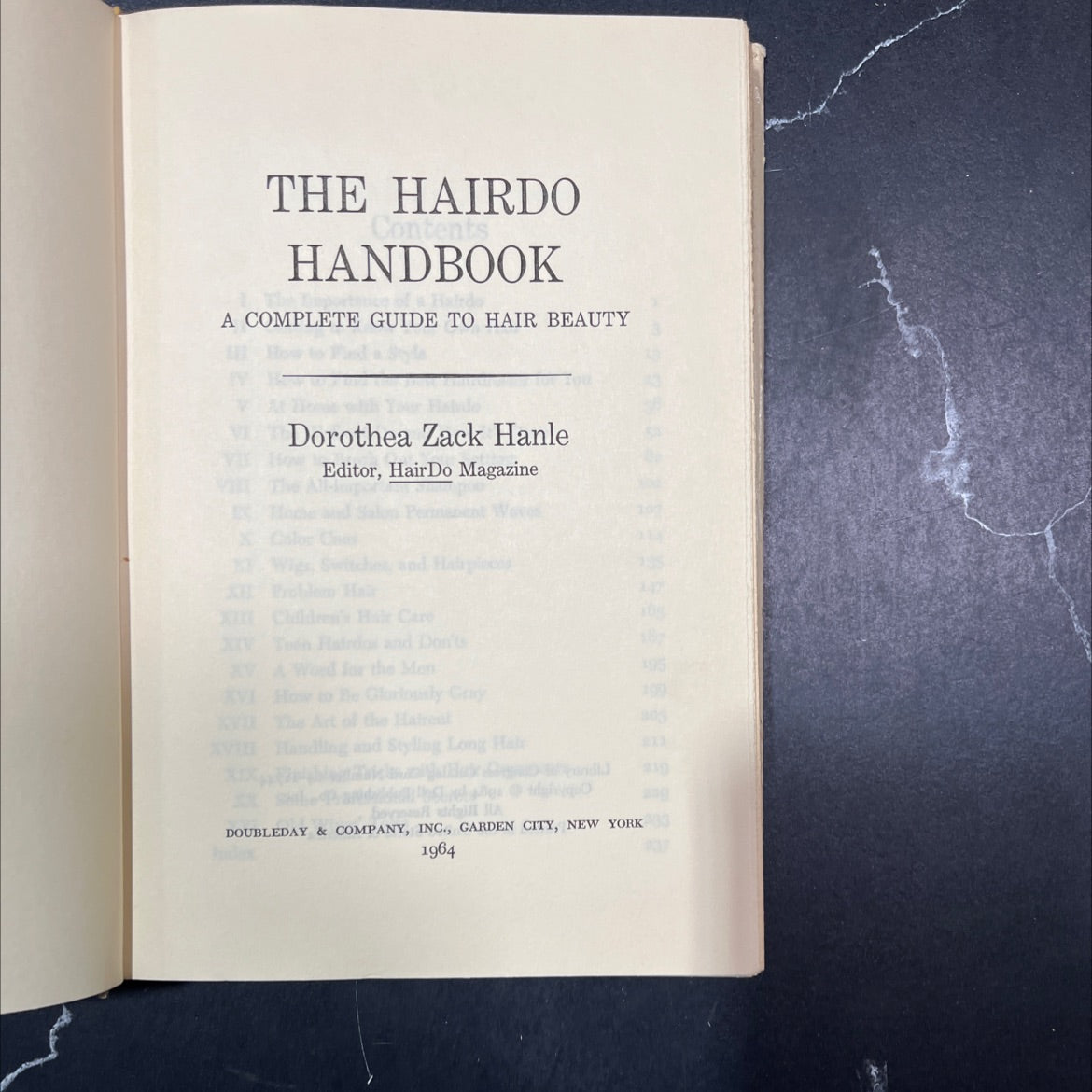 the hairdo book, by dorothea zack hanle, 1964 Hardcover image 2