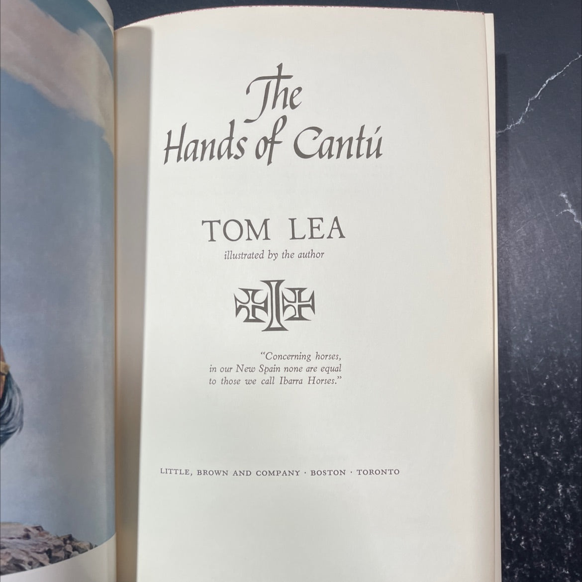 the hands of cantú book, by tom lea, 1964 Hardcover image 2