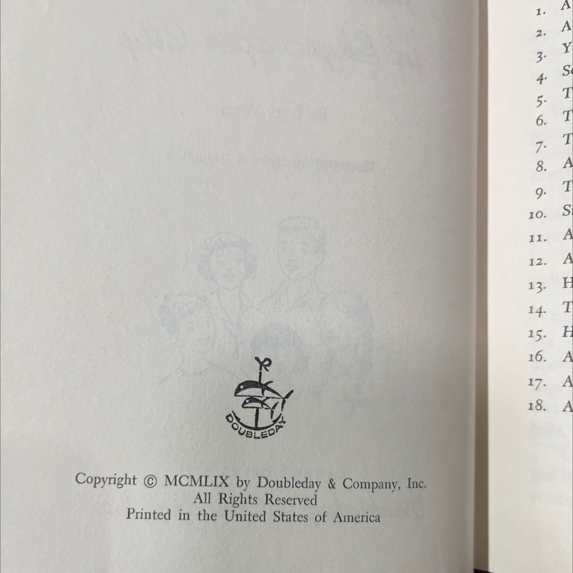 the happy hollisters and the mystery in skyscraper city book, by jerry west, 1959 Hardcover image 3