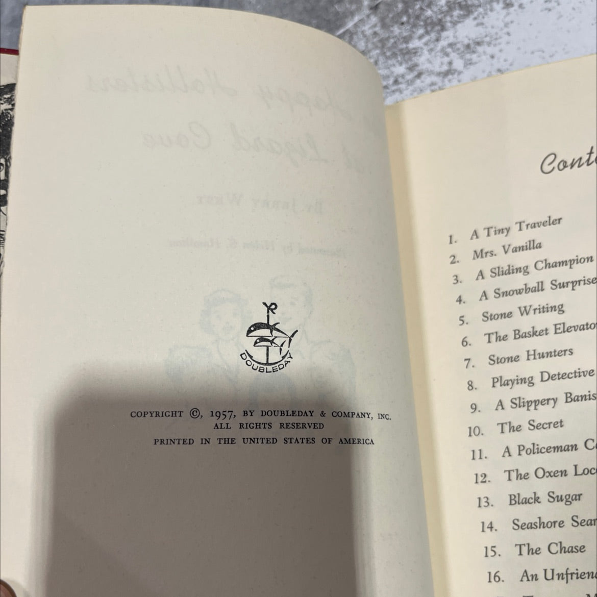 the happy hollisters at lizard cove book, by jerry west, 1957 Hardcover image 3