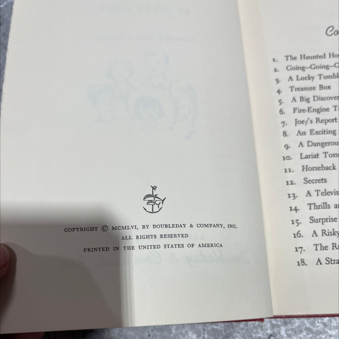 the happy hollisters at pony hill farm book, by jerry west, 1956 Hardcover image 3