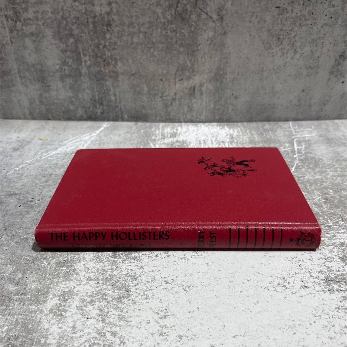 the happy hollisters at pony hill farm book, by jerry west, 1956 Hardcover image 4