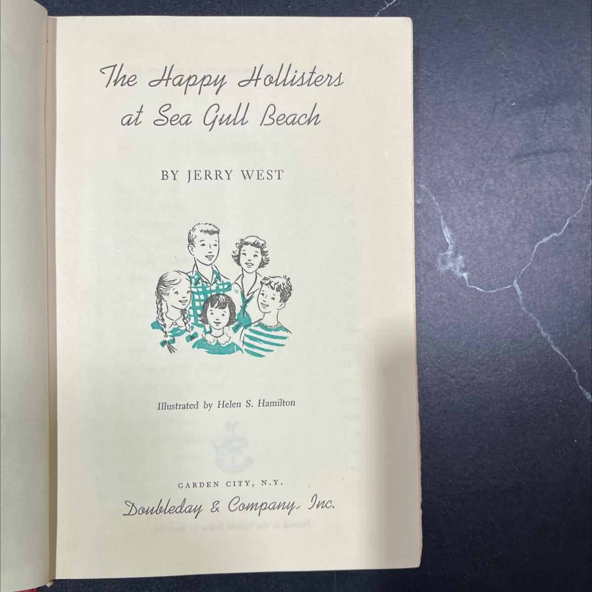the happy hollisters at sea gull beach book, by jerry west, 1953 Hardcover, Vintage image 2