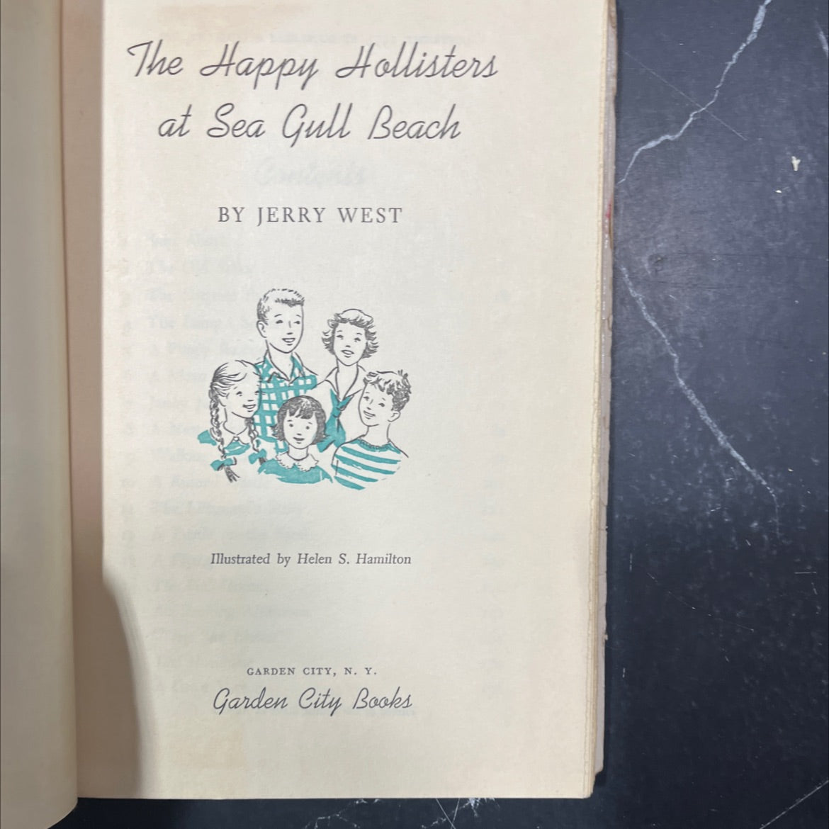the happy hollisters at sea gull beach book, by jerry west, 1953 Hardcover image 2