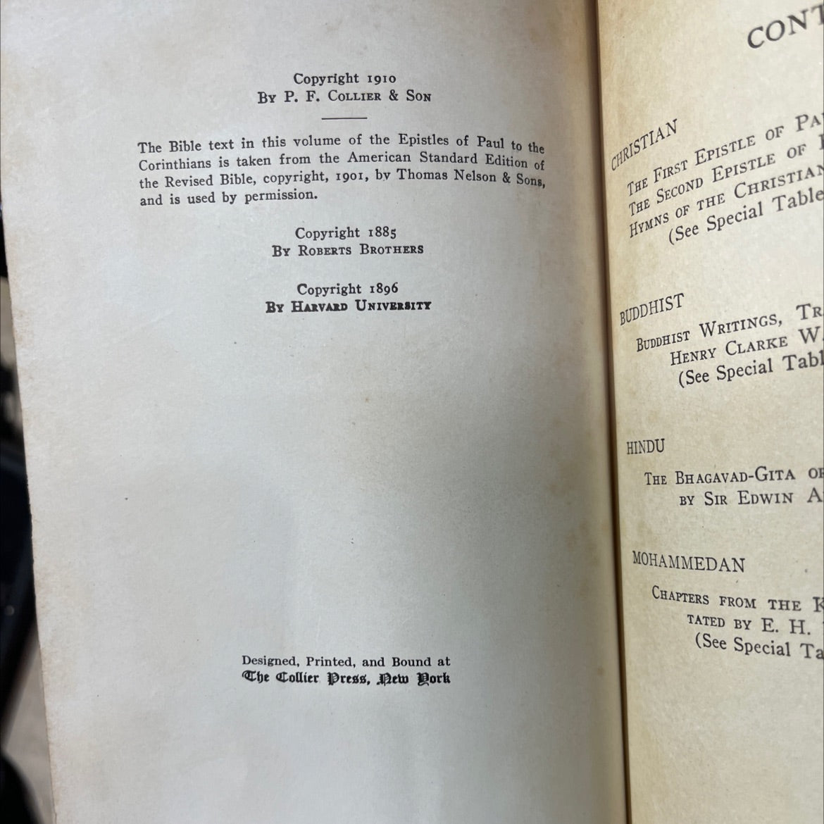the harvard classics sacred writings in two volumes volume ii christian part ii hindu buddhist mohammedan book, by image 3