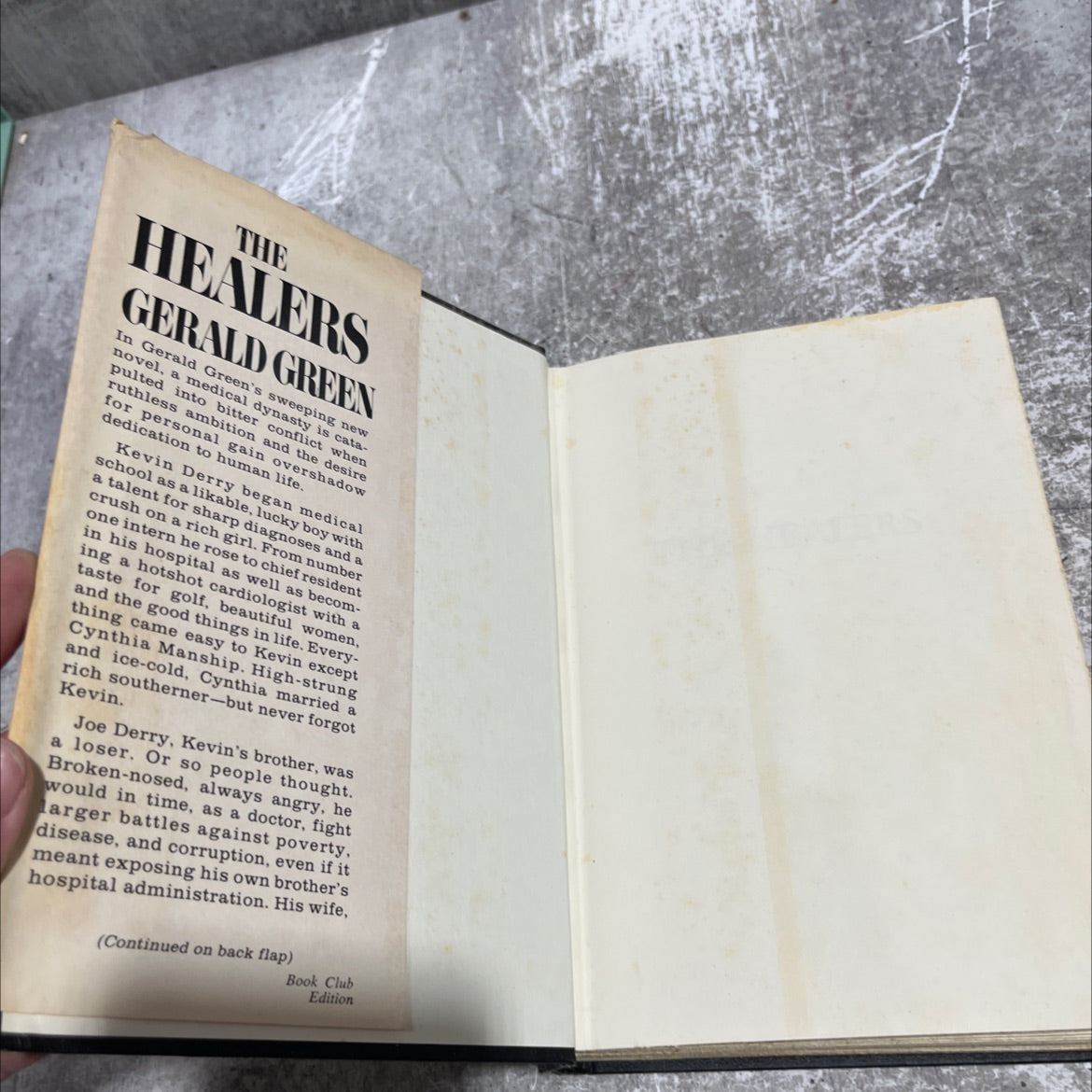 the healers book, by Gerald Green, 1979 Hardcover image 4