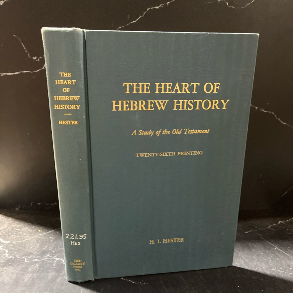 the heart of hebrew history a study of the old testament book, by h. i. hester, 1968 Hardcover image 1