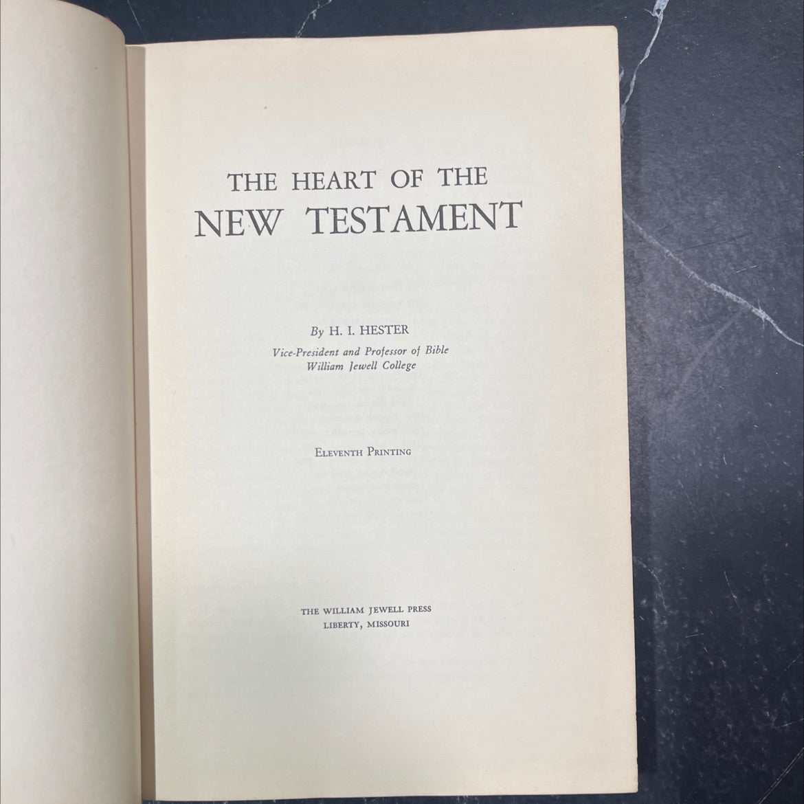 the heart of the new testament book, by h. i. hester, 1960 Hardcover image 2