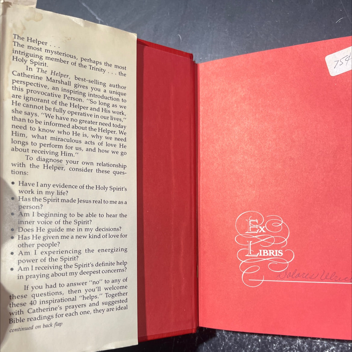 the helper book, by catherine marshall, 1978 Hardcover image 4