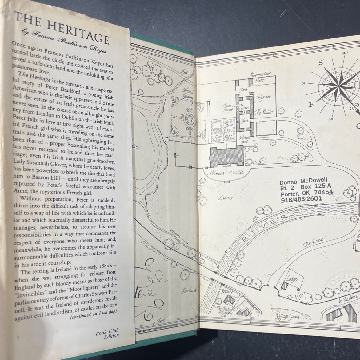 the heritage book, by Frances Parkinson Keyes, 1968 Hardcover image 4