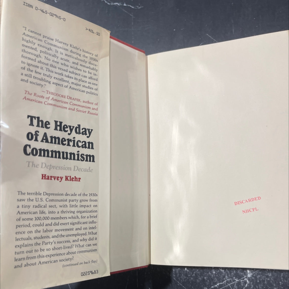 the heyday of american communism book, by harvey klehr, 1984 Hardcover image 4