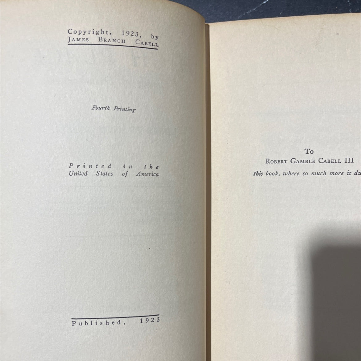 the high place a comedy of disenchantment book, by james branch cabell, 1924 Hardcover image 3