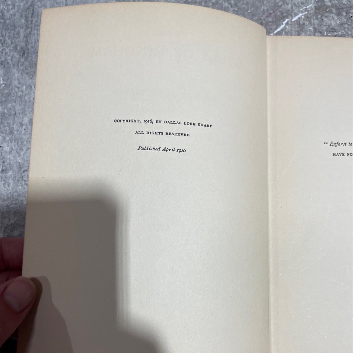 the hills of hingham book, by dallas lore sharp, 1916 Hardcover image 3