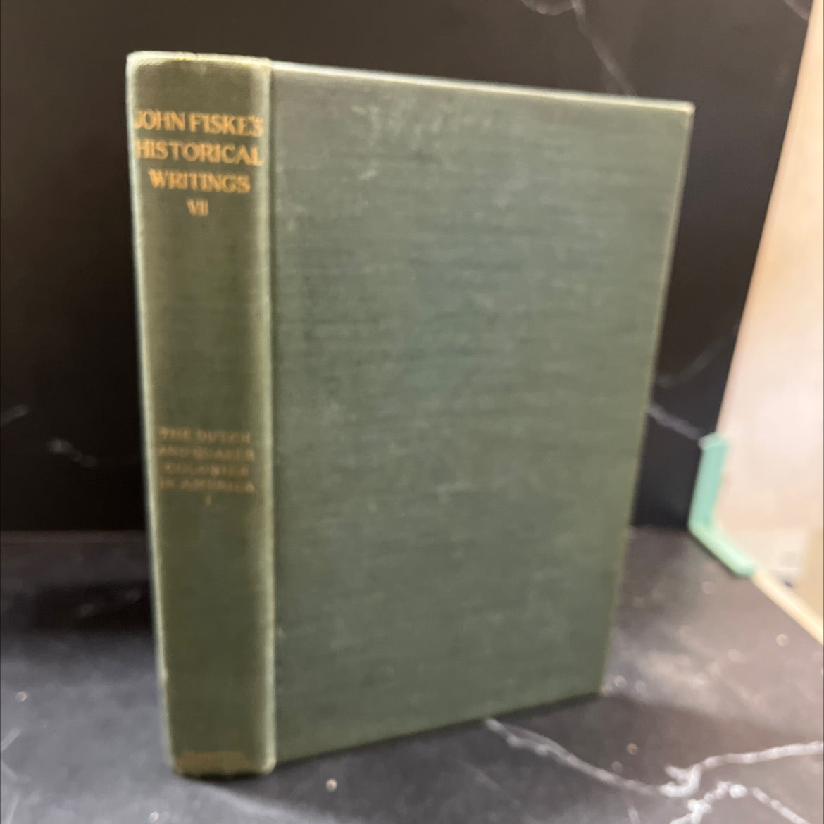 the historical writings of john fiske book, by John Fiske, 1902 Hardcover image 1