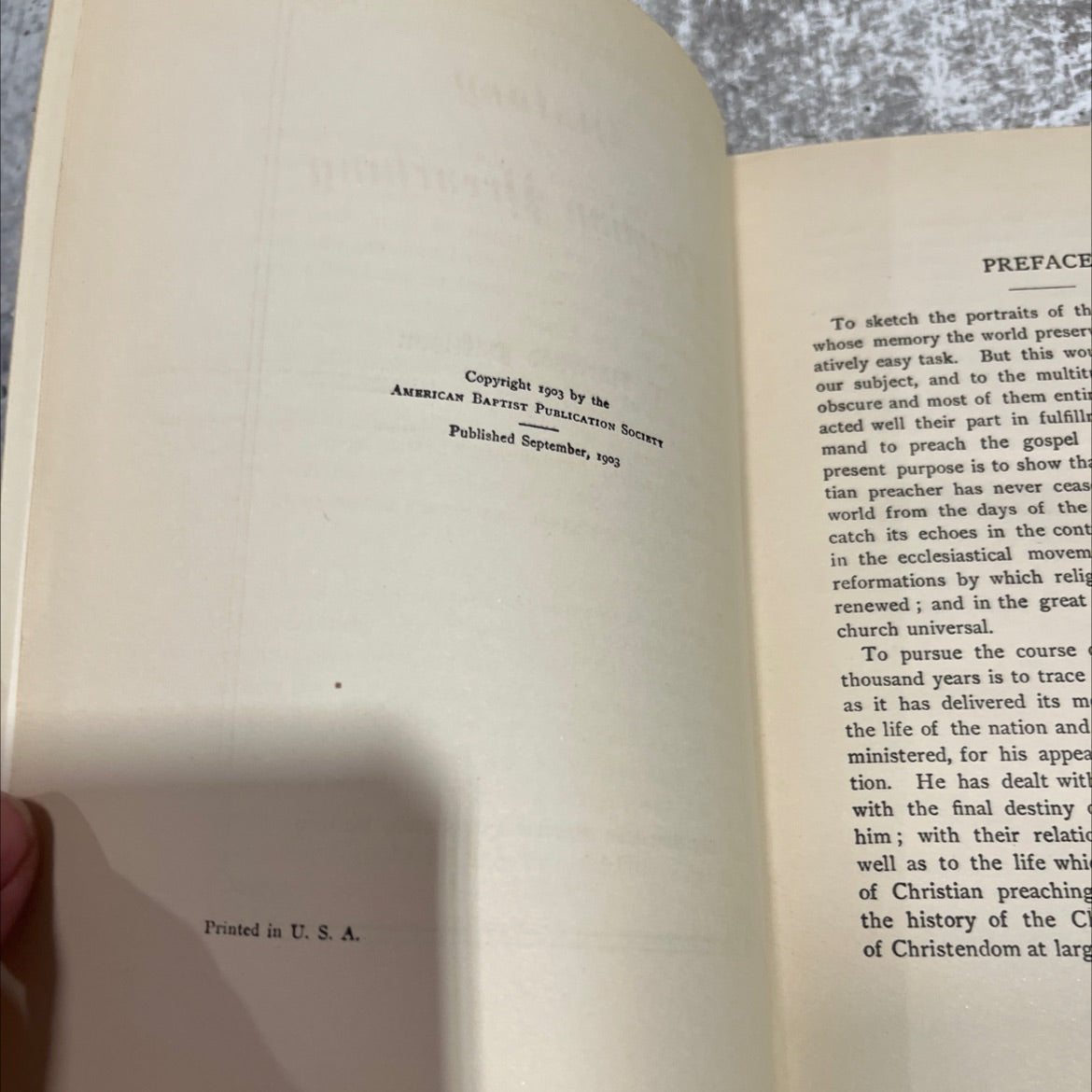 the history of christian preaching book, by t. harwood pattison, 1903 Hardcover image 3
