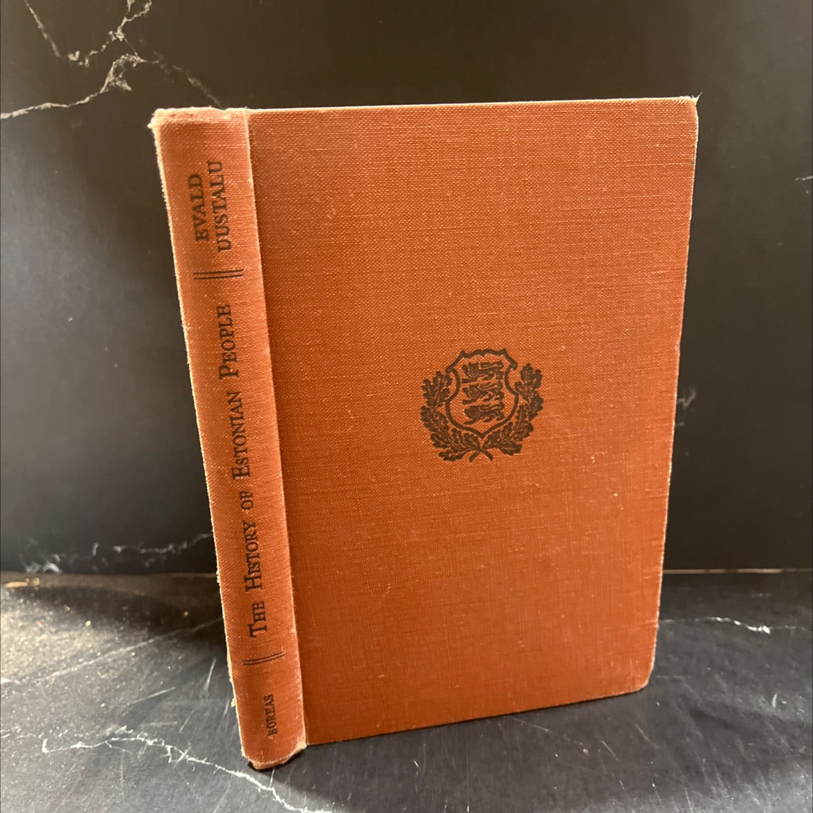 the history of estonian people book, by evald uustalu, 1952 Hardcover image 1