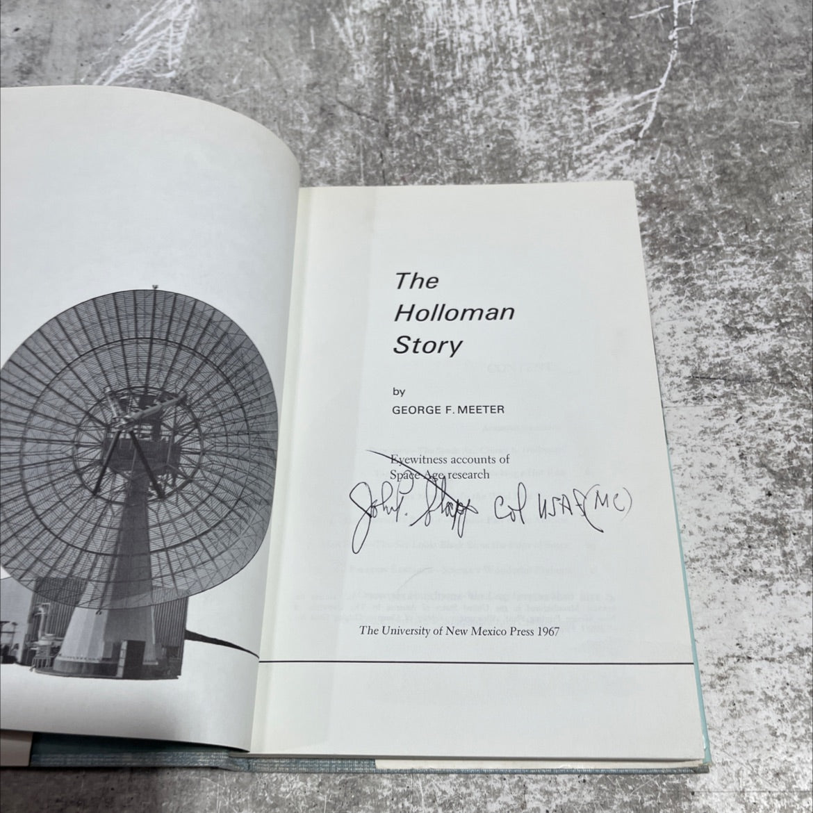 the holloman story book, by george f. meeter, 1967 Hardcover image 2