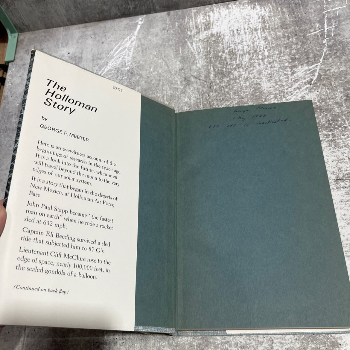 the holloman story book, by george f. meeter, 1967 Hardcover image 4