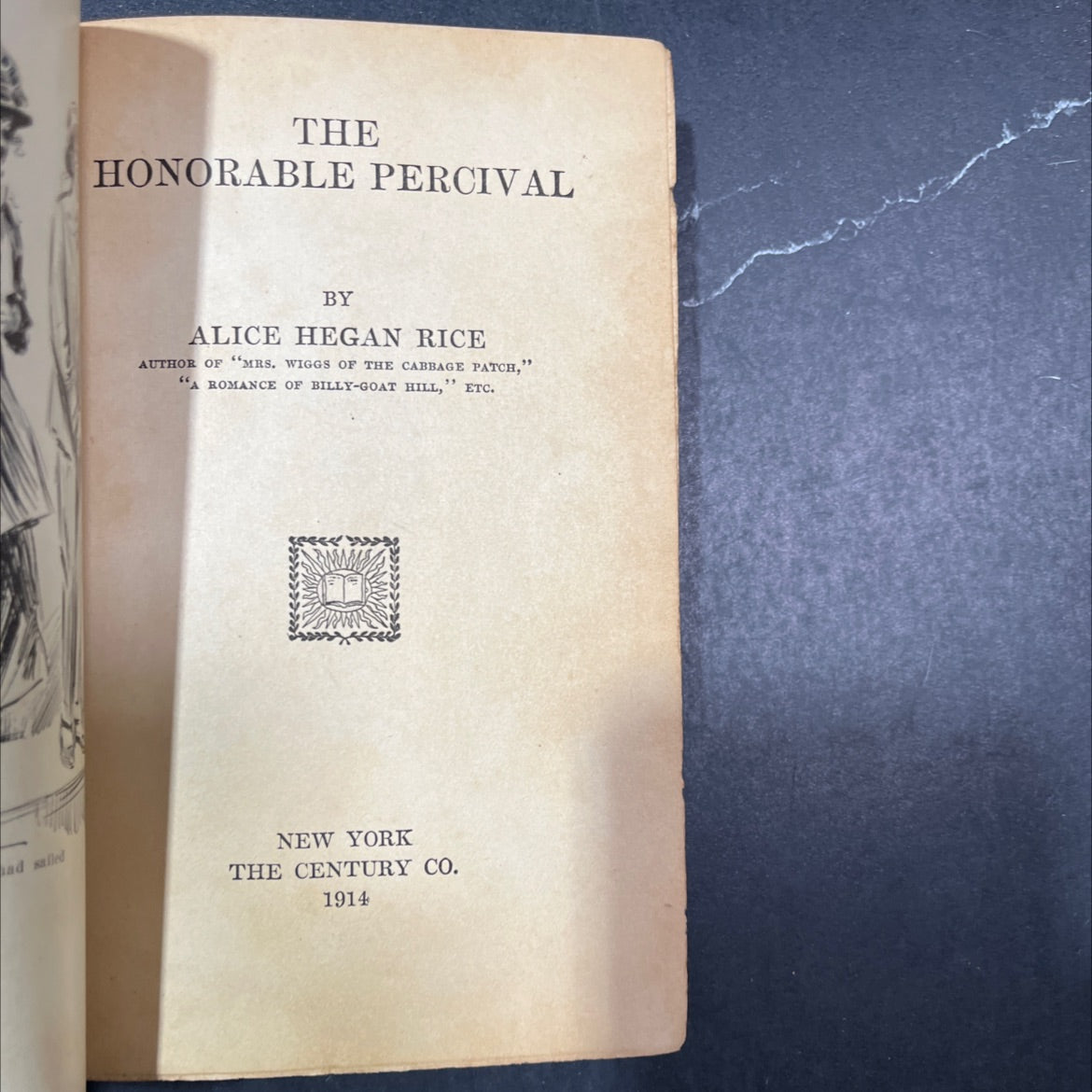the honorable percival book, by alice hegan rice, 1914 Hardcover image 2