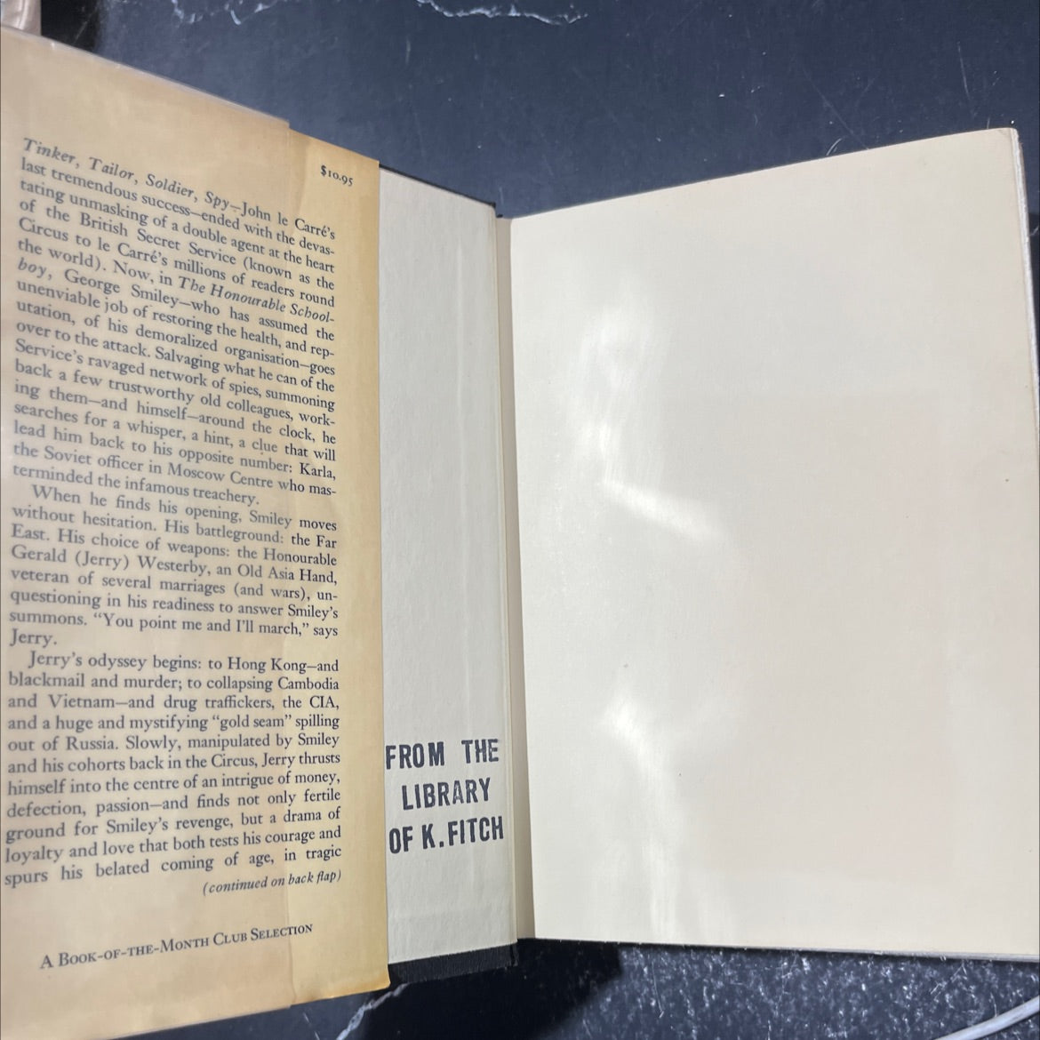 the honourable schoolboy book, by John le Carré, 1977 Hardcover image 4