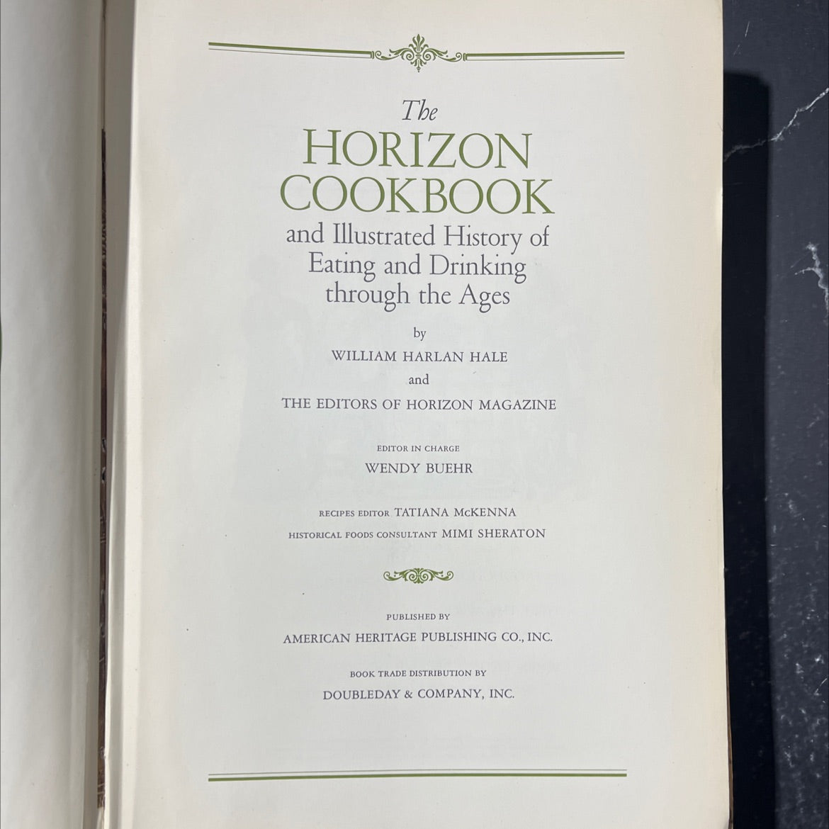 the horizon cookbook and illustrated history of eating and drinking through the ages book, by william harlan hale, 1968 image 2