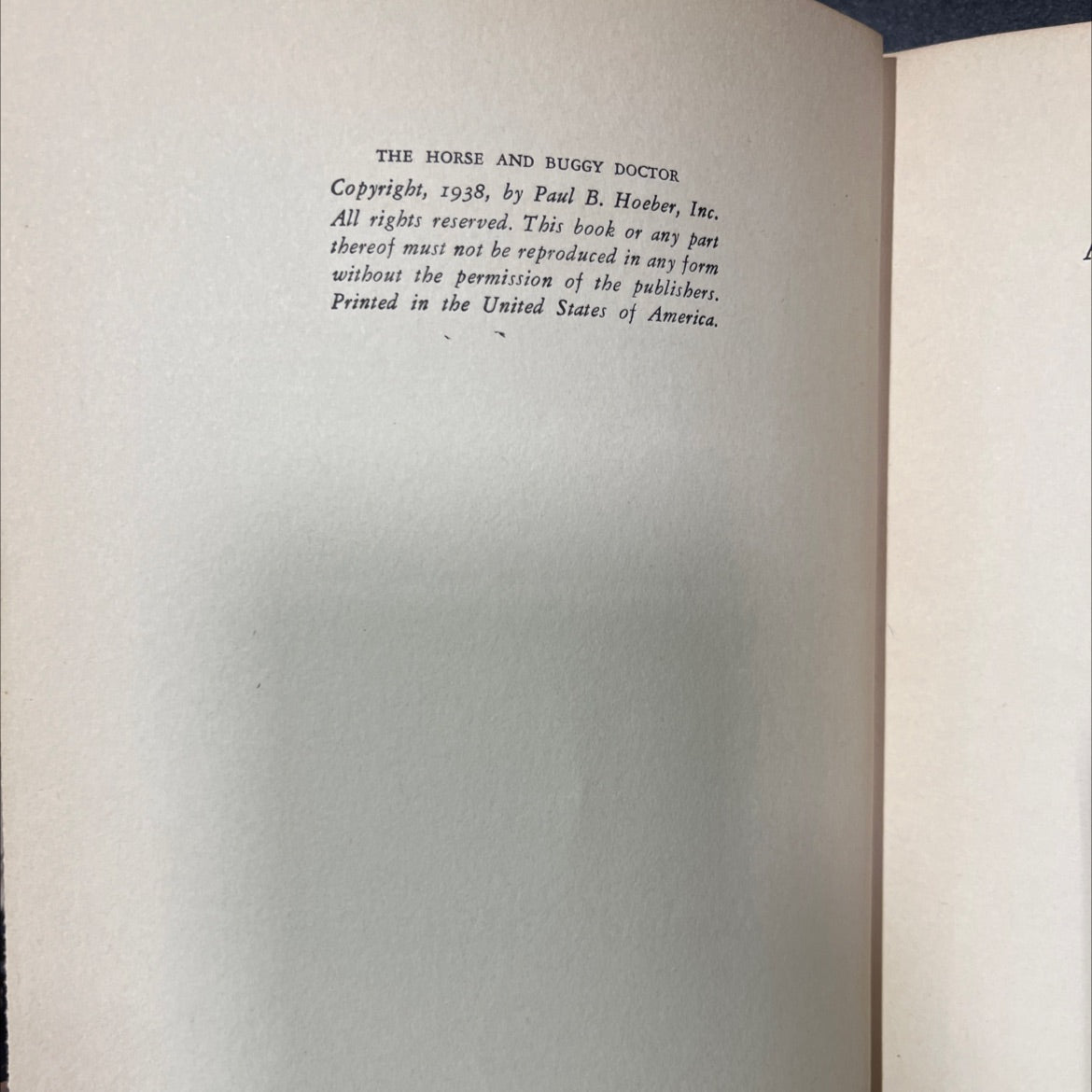 the horse and buggy doctor book, by arthur e. hertzler, m.d., 1938 Hardcover image 3