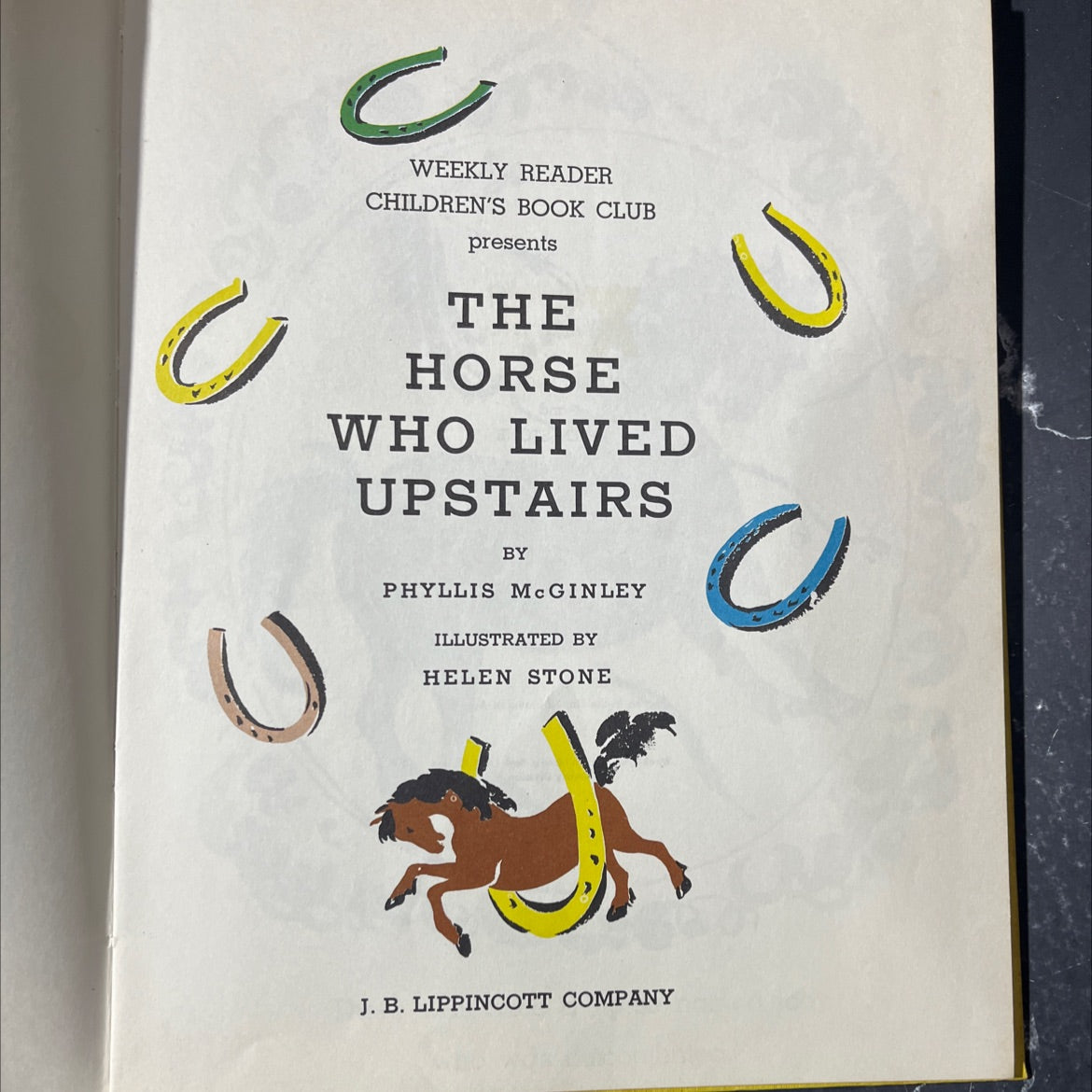the horse who lived upstairs book, by phyllis mcginley, 1944 Hardcover image 2