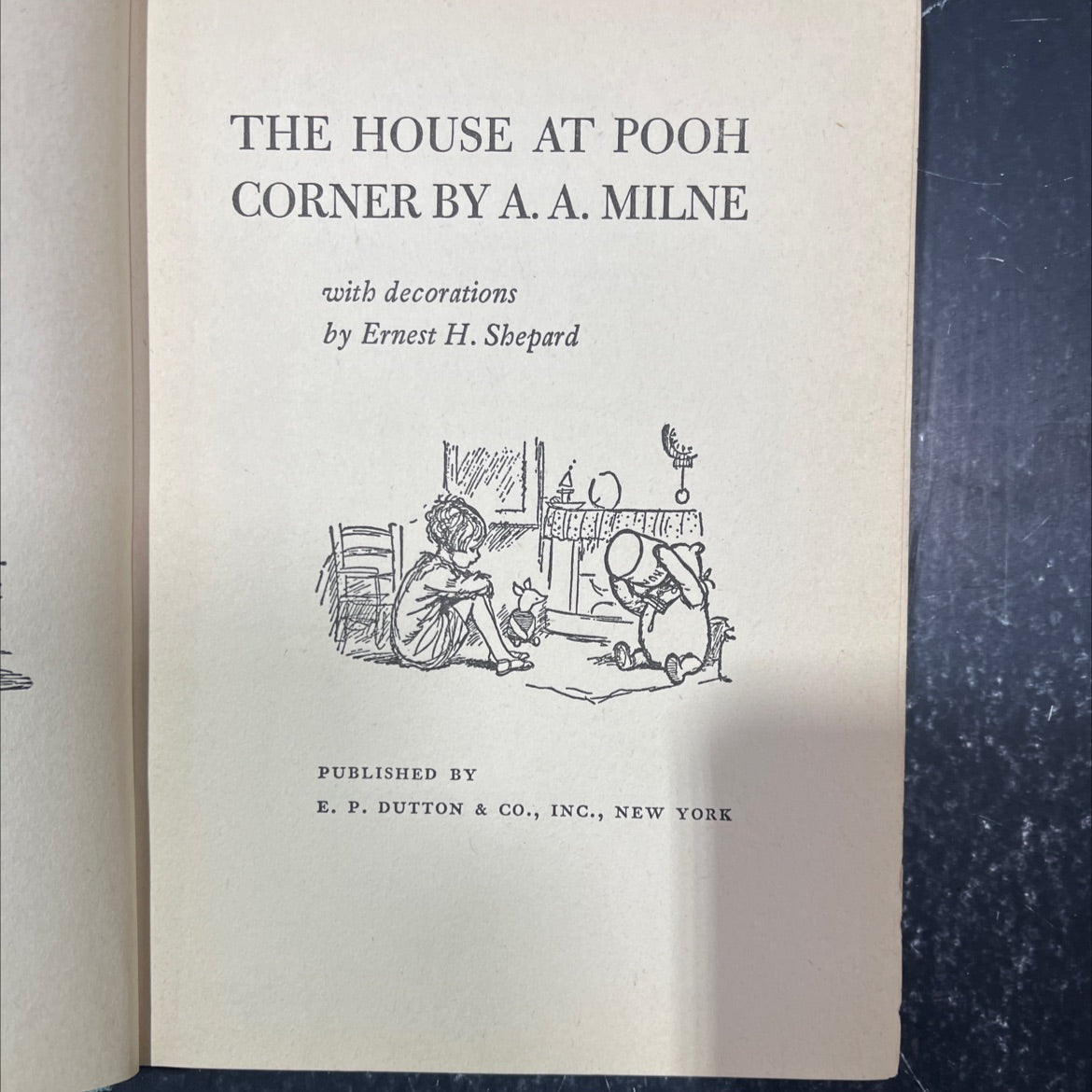the house at pooh corner book, by a. a. milne, 1949 Hardcover image 2
