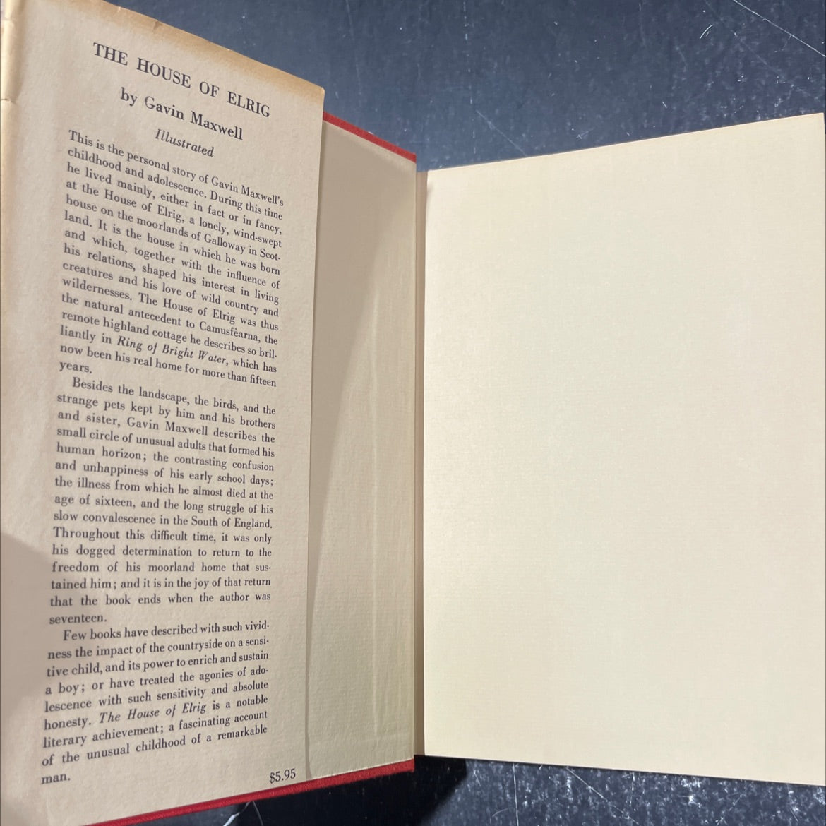 the house of elrig book, by gavin maxwell, 1965 Hardcover image 4