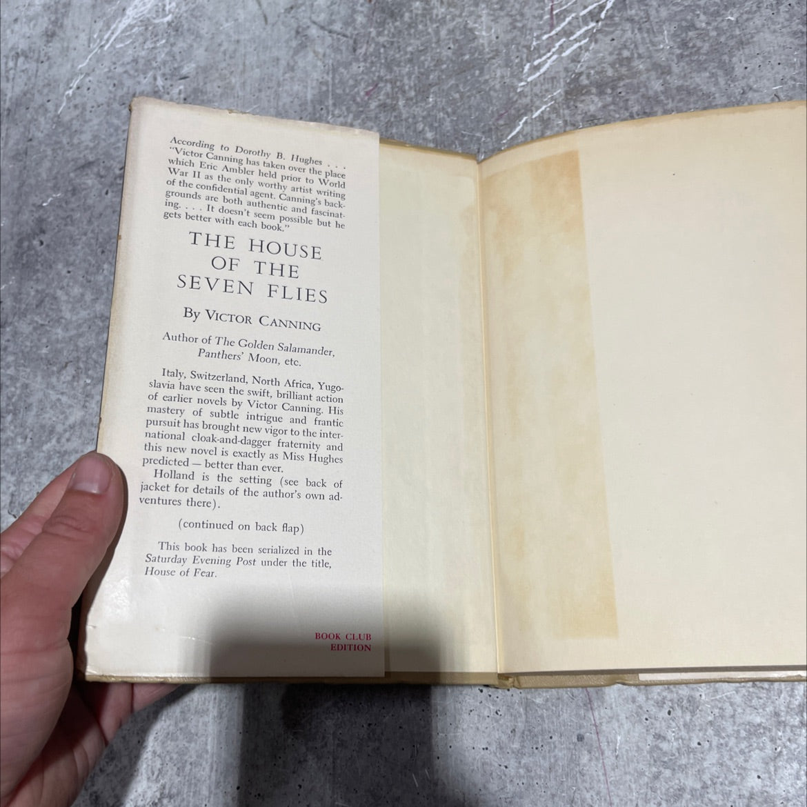 the house of the seven flies book, by victor canning, 1952 Hardcover image 4