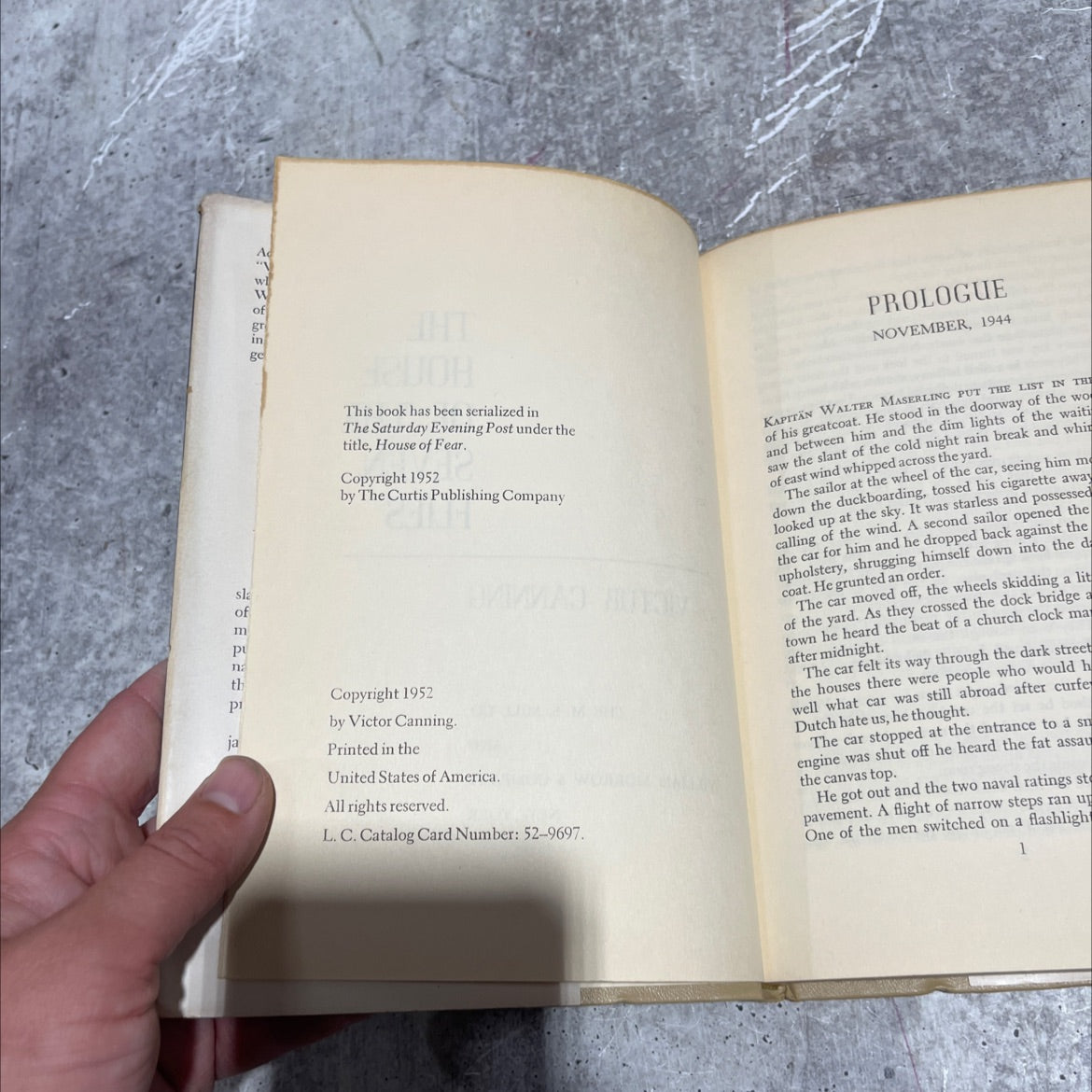 the house of the seven flies book, by victor canning, 1952 Hardcover image 3