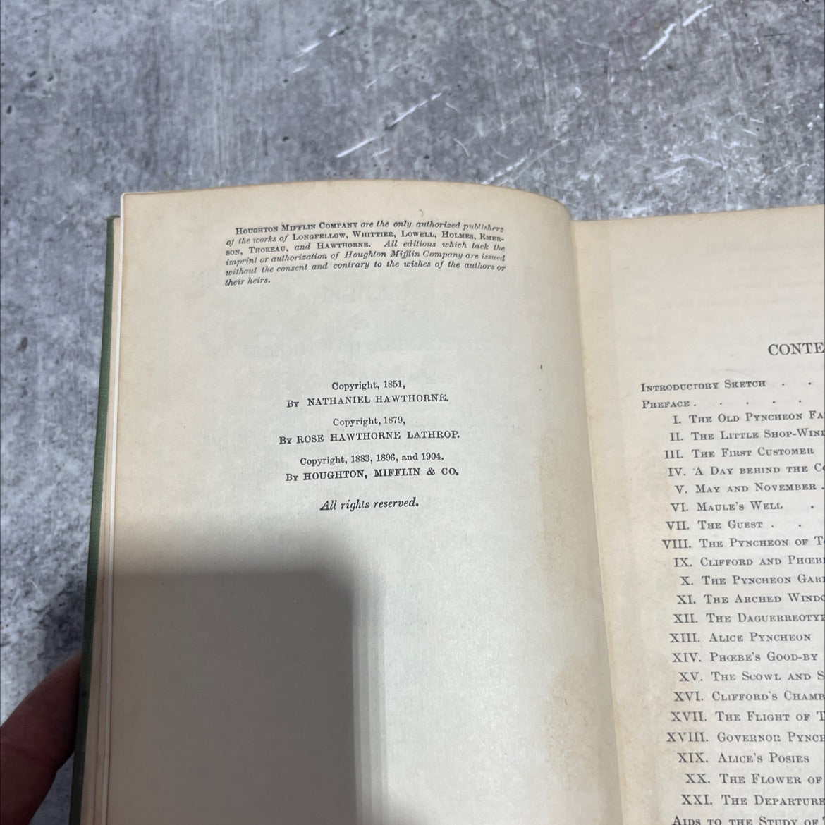 the house of the seven gables book, by nathaniel hawthorne, 1904 Hardcover image 3