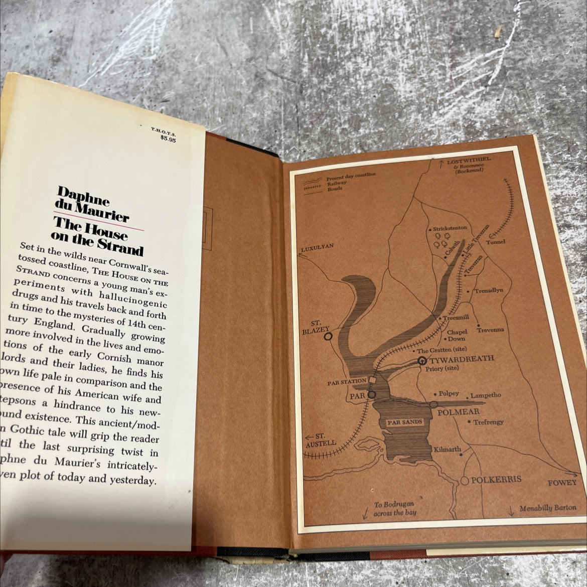 the house on the strand book, by Daphne du Maurier, 1969 Hardcover image 4