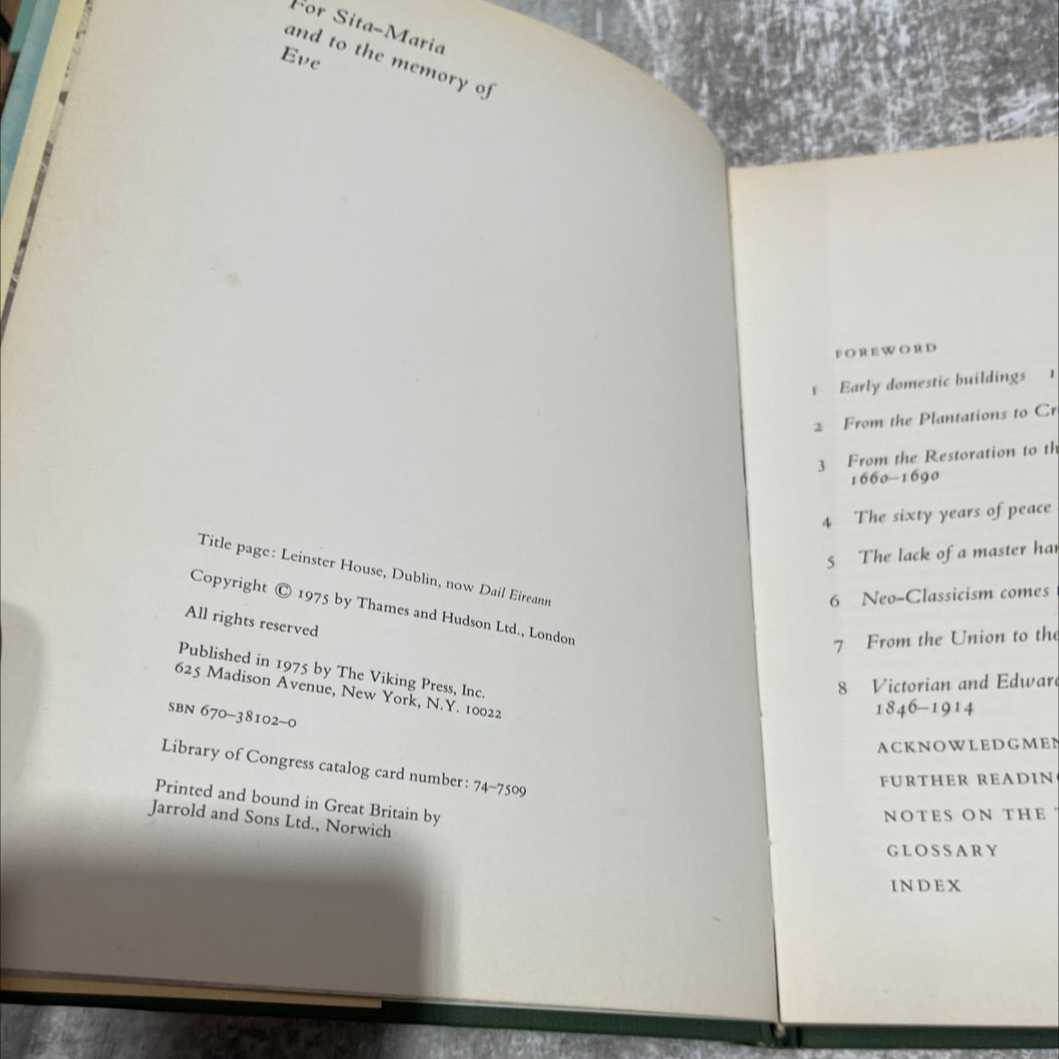 the houses book, by george mot, brian de breffny, rosemary ffolliott, 1975 Hardcover image 3