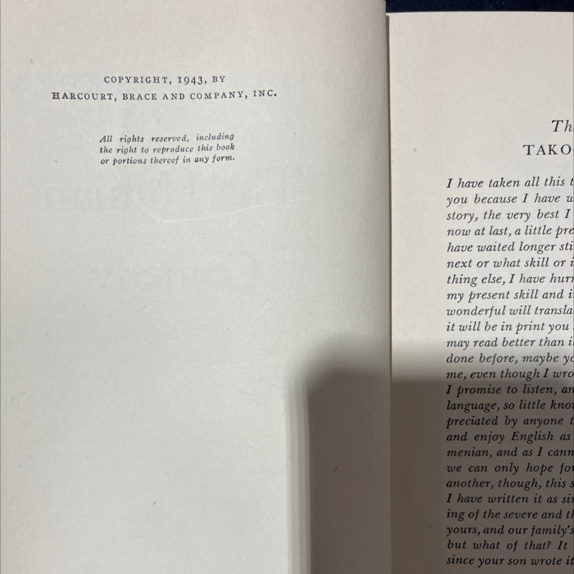 the human comedy book, by william saroyan, 1943 Hardcover image 3