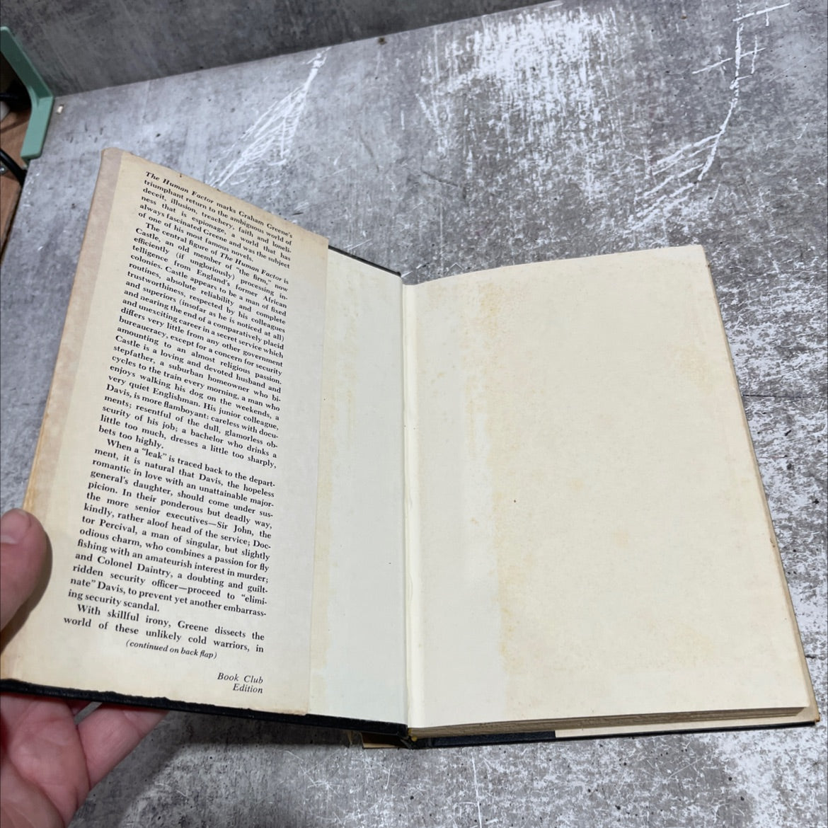 the human factor book, by Graham Greene, 1978 Hardcover image 4