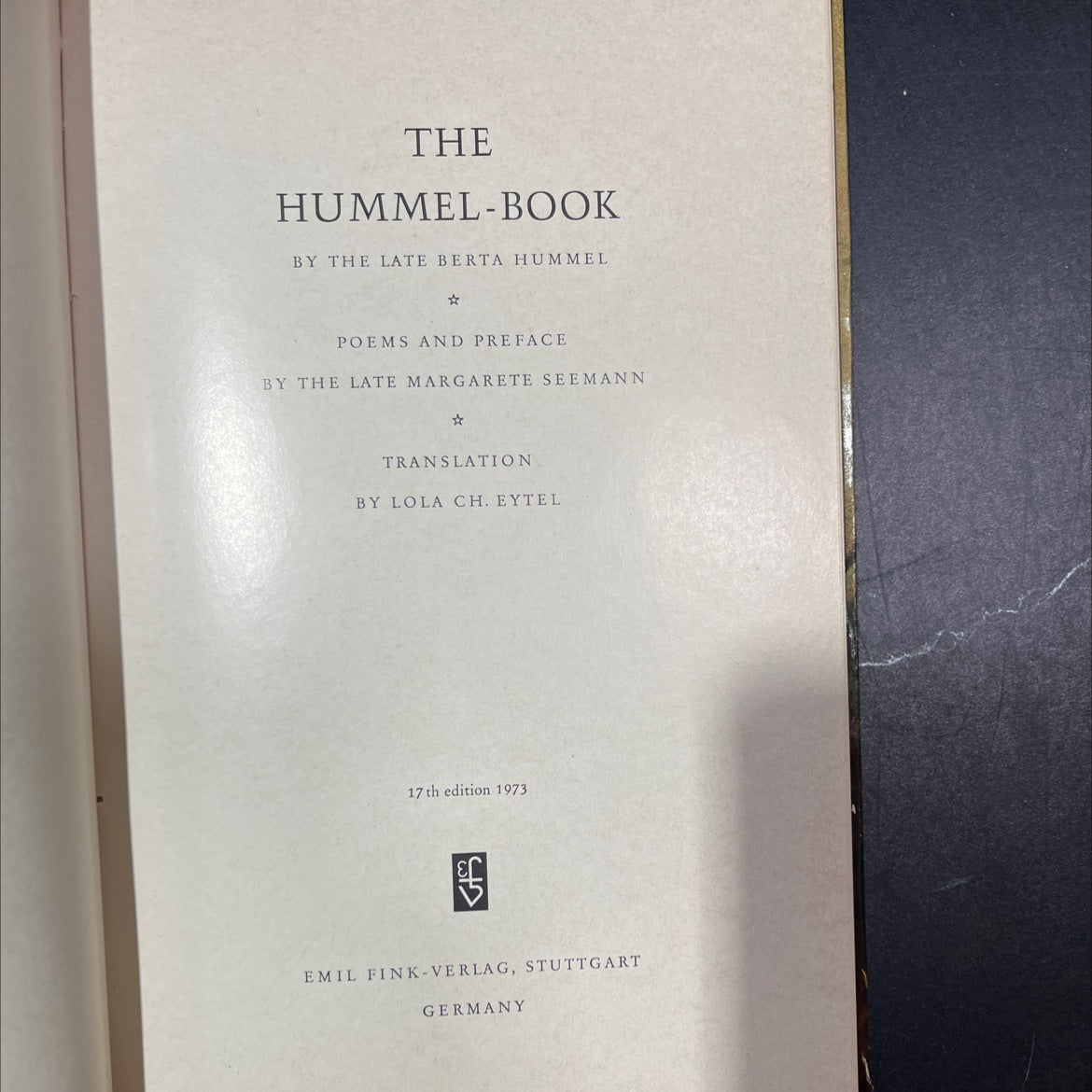 the hummel-book book, by berta hummel, 1973 Hardcover image 2