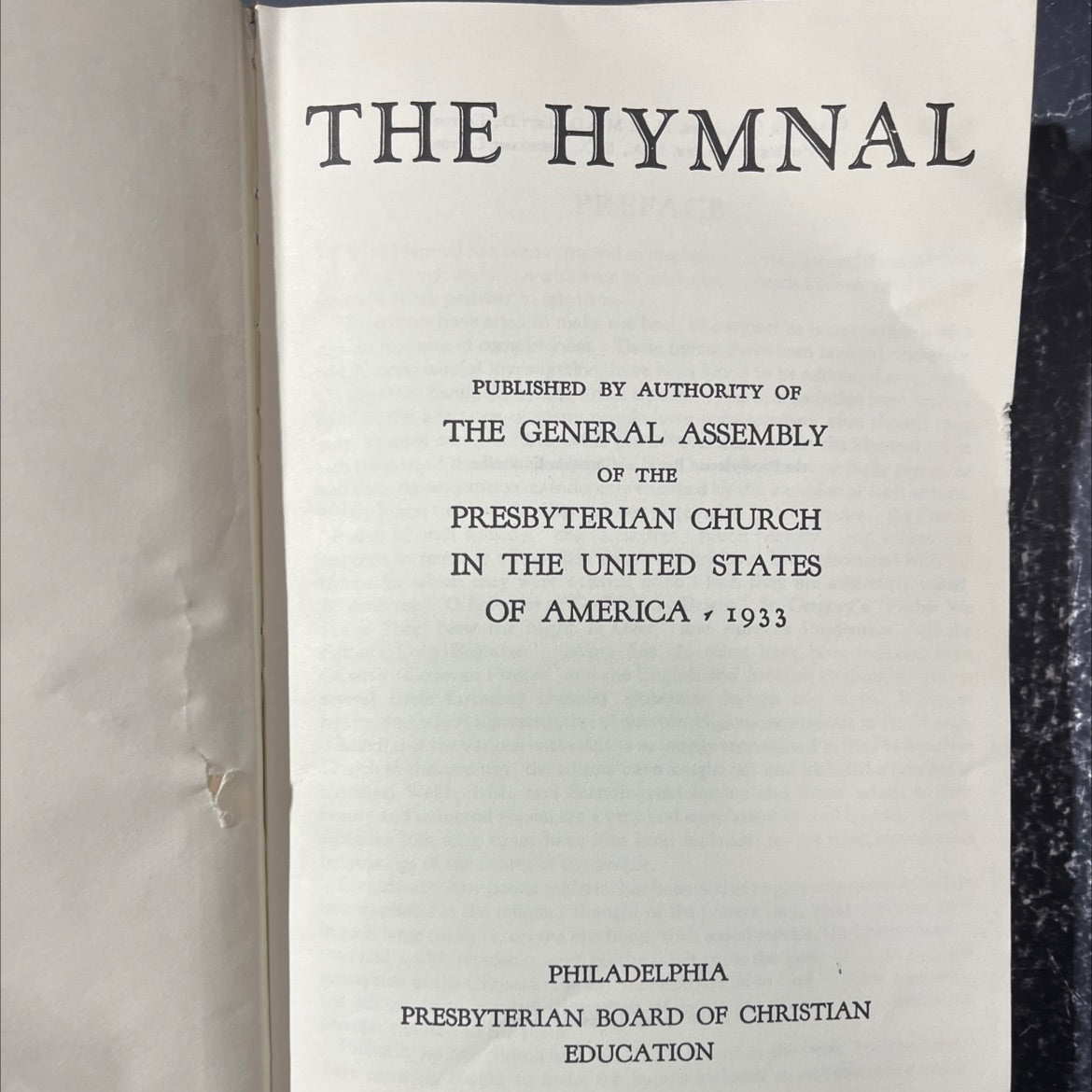 the hymnal book, by clarence dickinson, calvin weiss laufer, 1969 Hardcover image 2