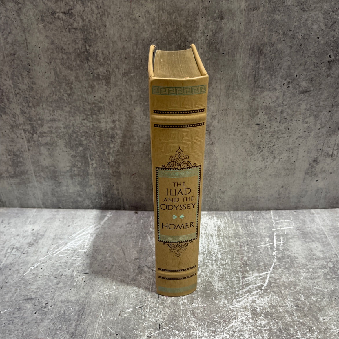 the iliad and the odyssey book, by homer, 2013 Leather image 4