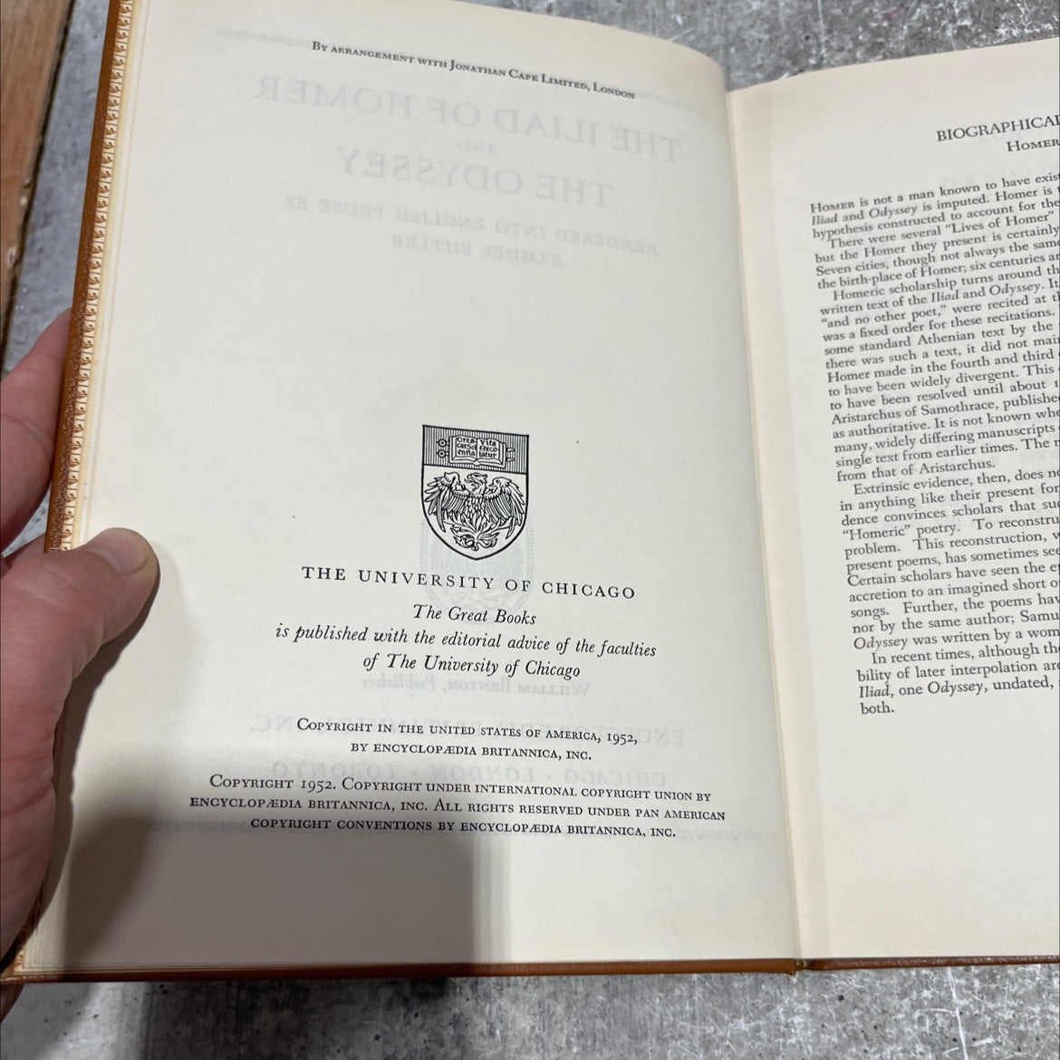 the iliad of homer and the odyssey rendered into english prose by samuel butler book, by samuel butler, 1970 Hardcover image 3