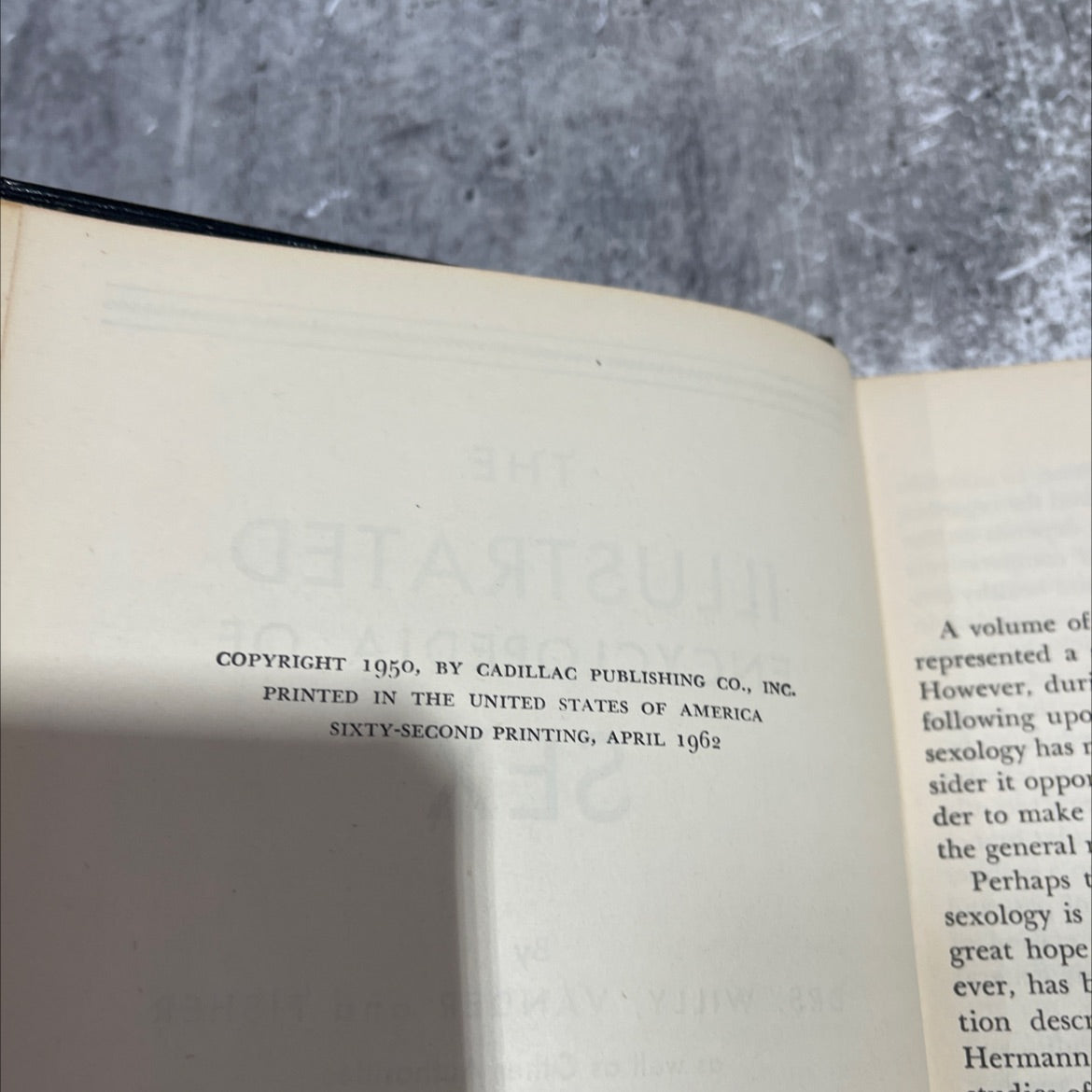 the illustrated encyclopedia of sex book, by drs. willy, vander and fisher, 1962 Hardcover image 3
