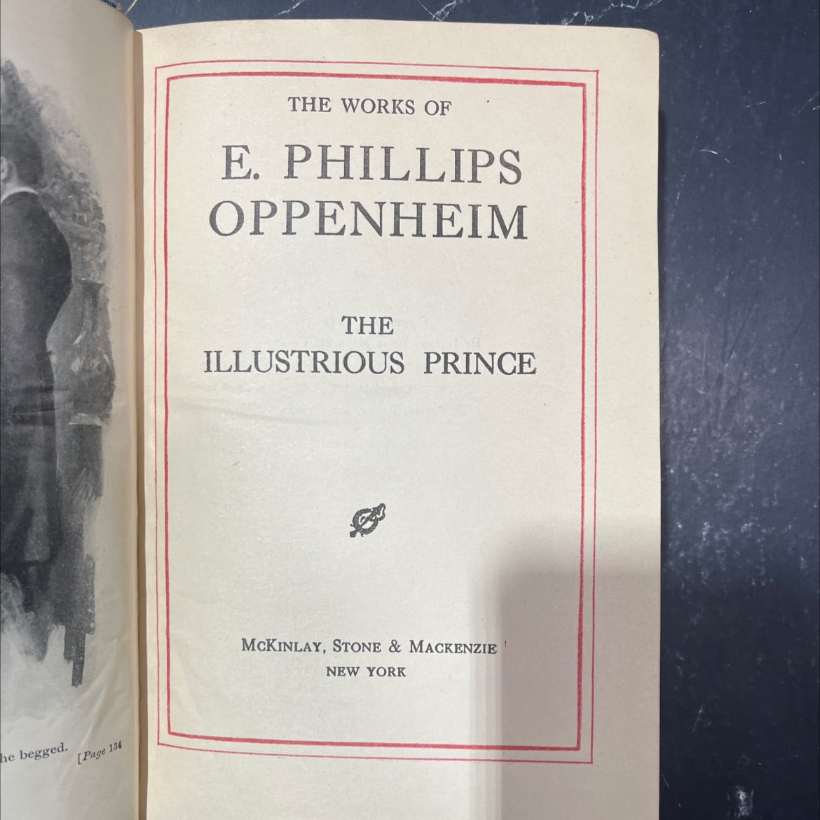 the illustrious prince book, by e. phillips oppenheim, 1910 Hardcover image 2
