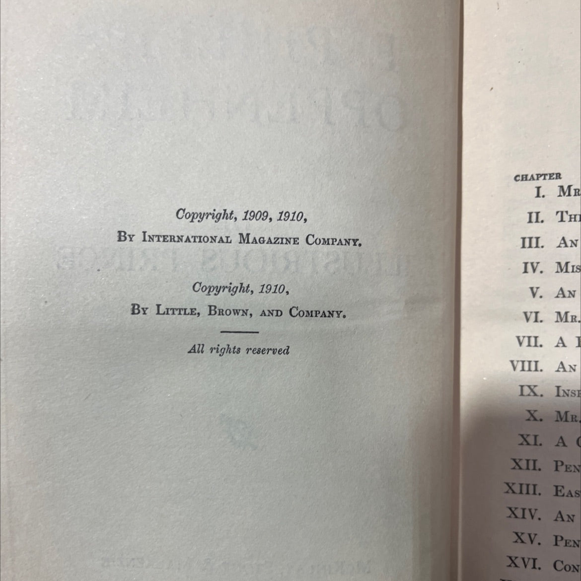 the illustrious prince book, by e. phillips oppenheim, 1910 Hardcover image 3